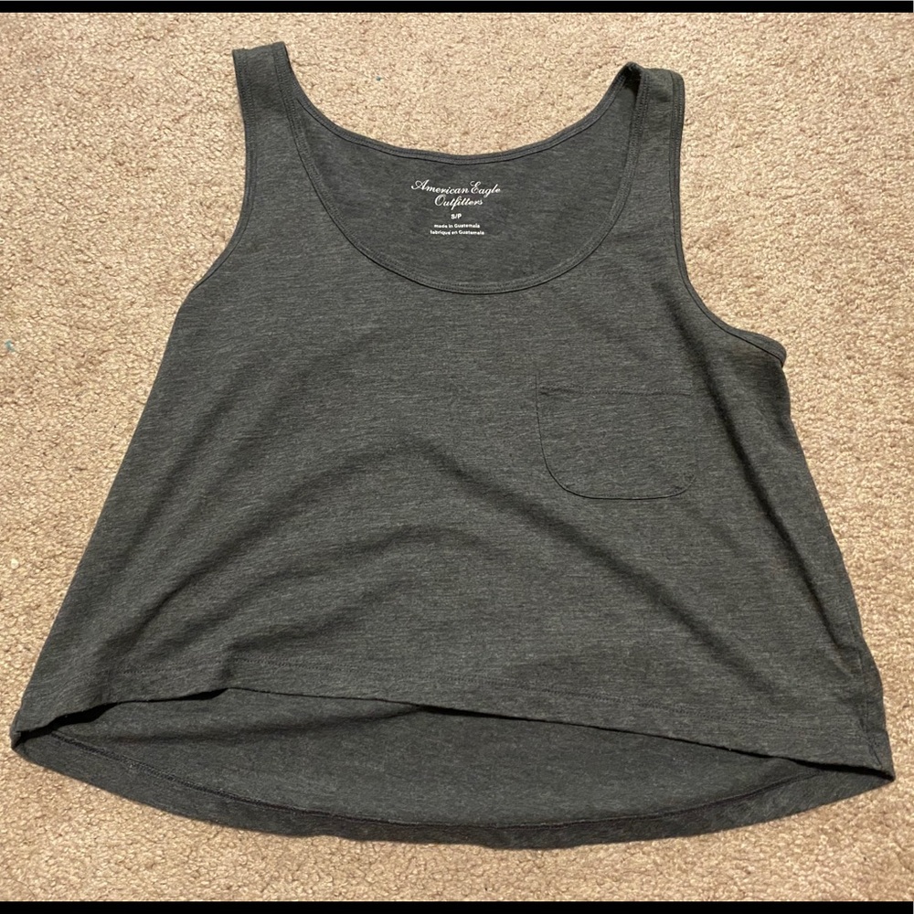 Cropped American Eagle Tank